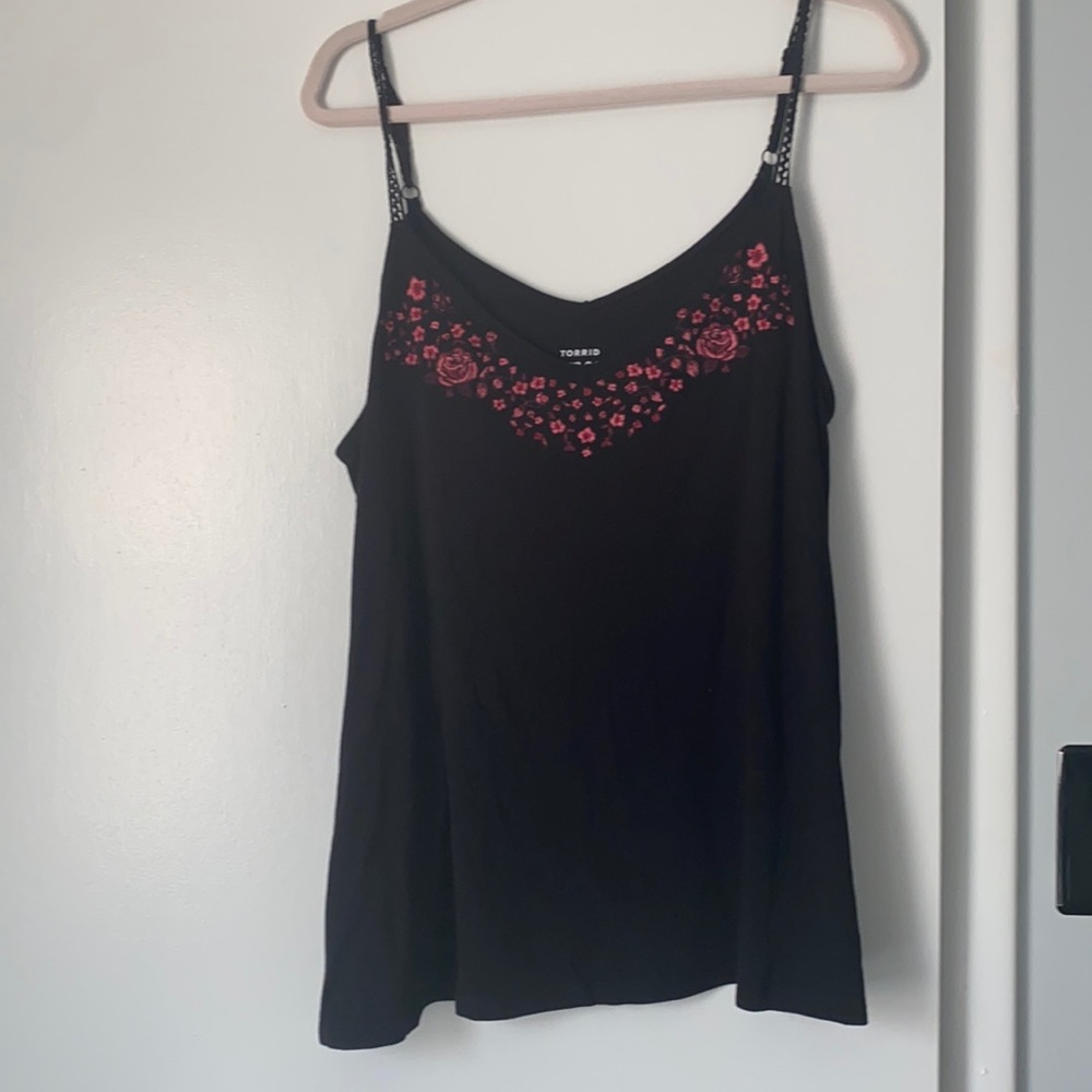Torrid Size 0 - cotton black tank top